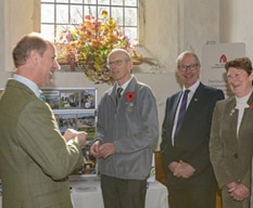 HRH The Earl of Wessex meets members of the Surrey Hills Enterprises