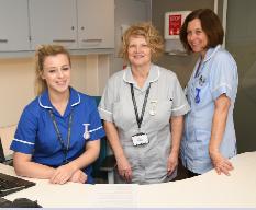 NHS nurses at Royal Surrey County Hospital