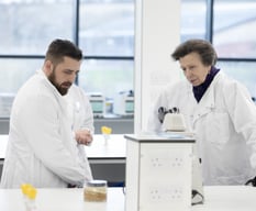 Princess Royal meets Veterinary Student