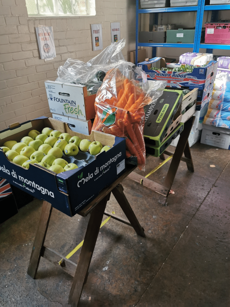 Fresh fruit & vegetables purchased using the grant from the Community Foundation for Surrey
