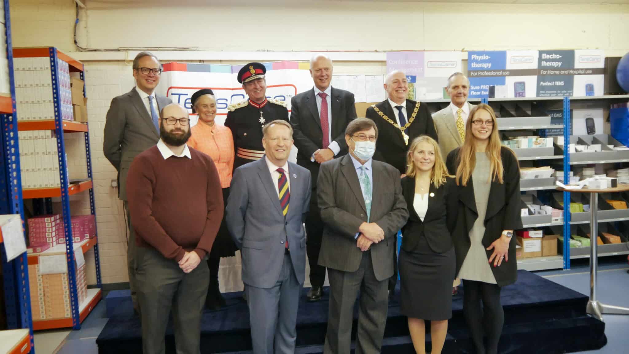 TensCare Presented with Queen’s Award for Enterprise Surrey Lieutenancy